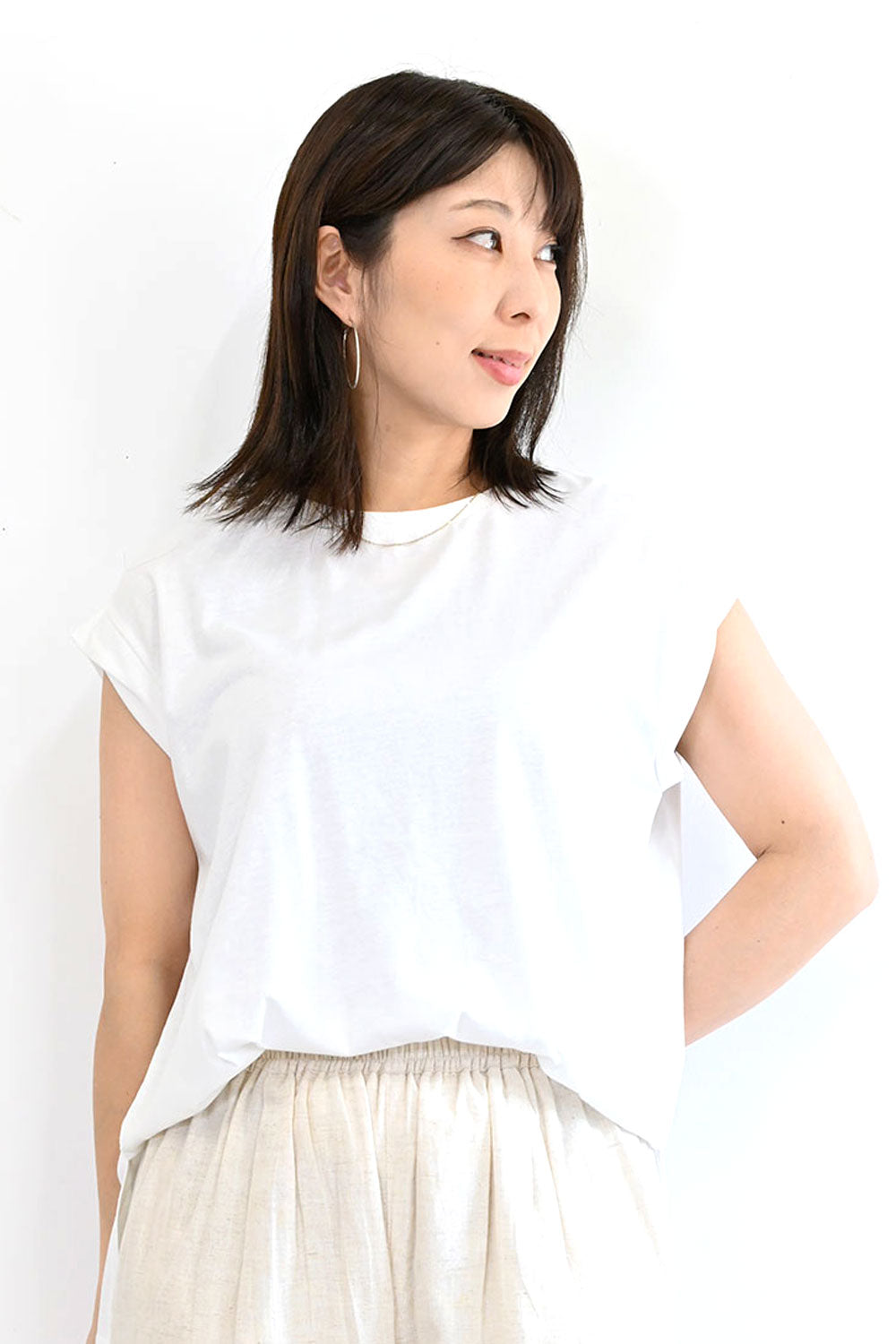 袖ねじフレンチプルオーバー