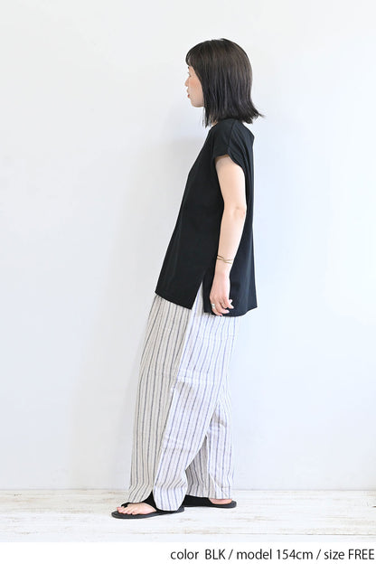 袖ねじフレンチプルオーバー