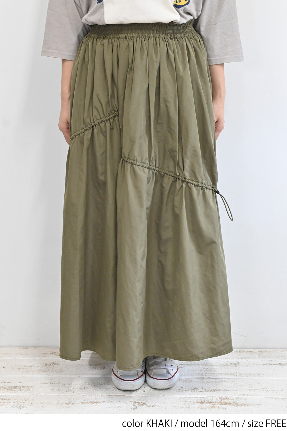 スカート Heart logo tiered skirt Frill heart stone logo skirt – AVENCHUMU （アバンチュウム）