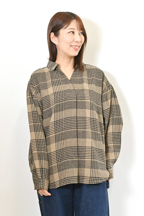 ≪SALE≫スキッパーブラウス