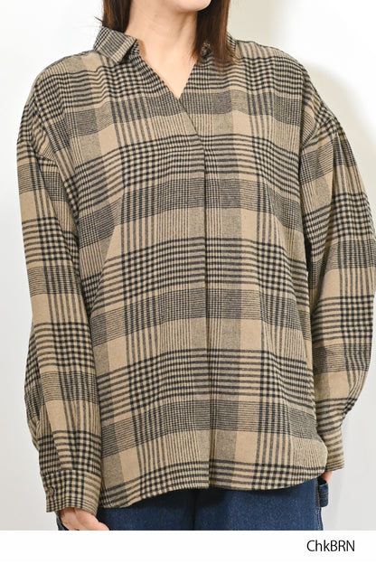 ≪SALE≫スキッパーブラウス