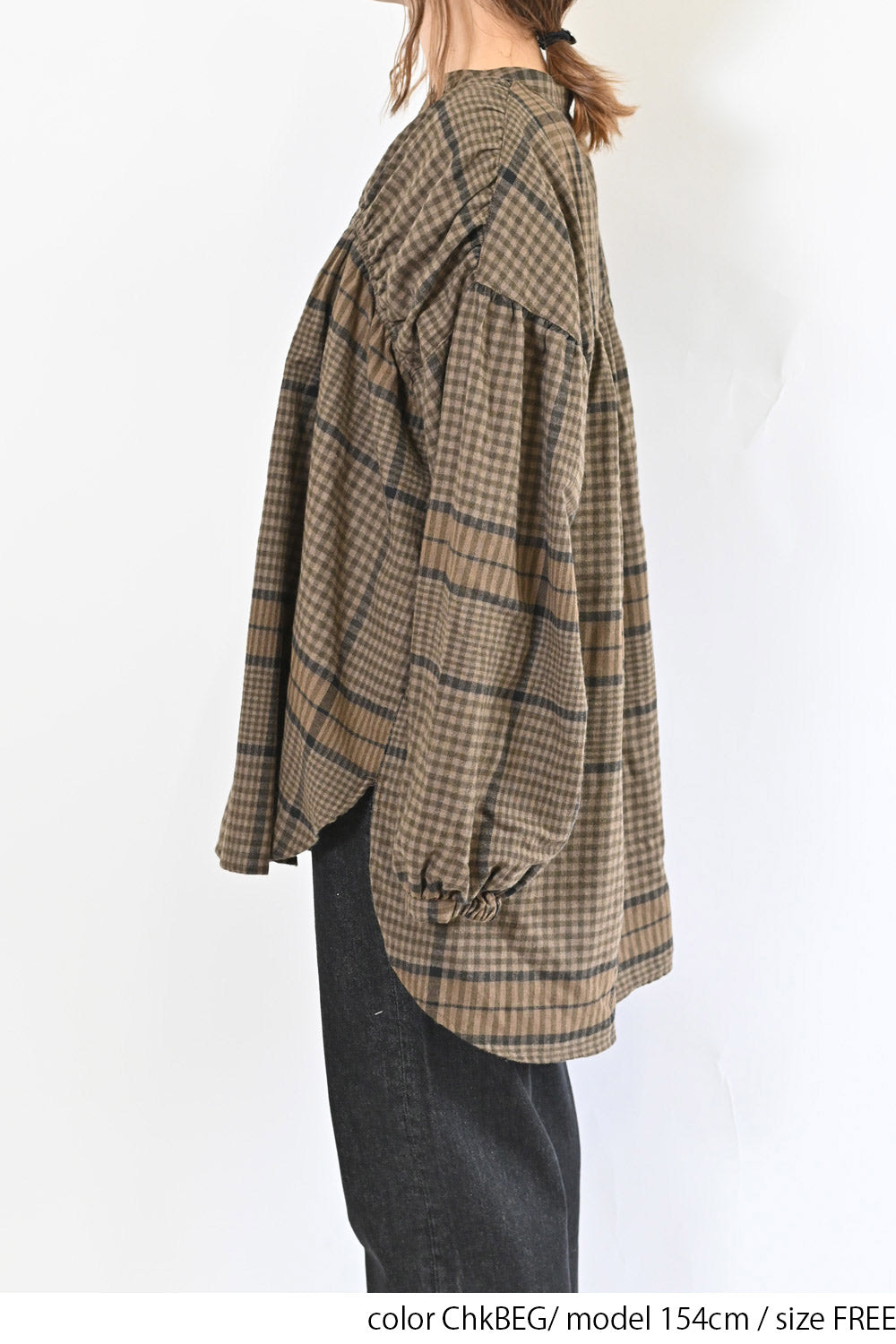 ≪SALE≫シャーリングボリュームスキッパーチュニック – HEART MARKET