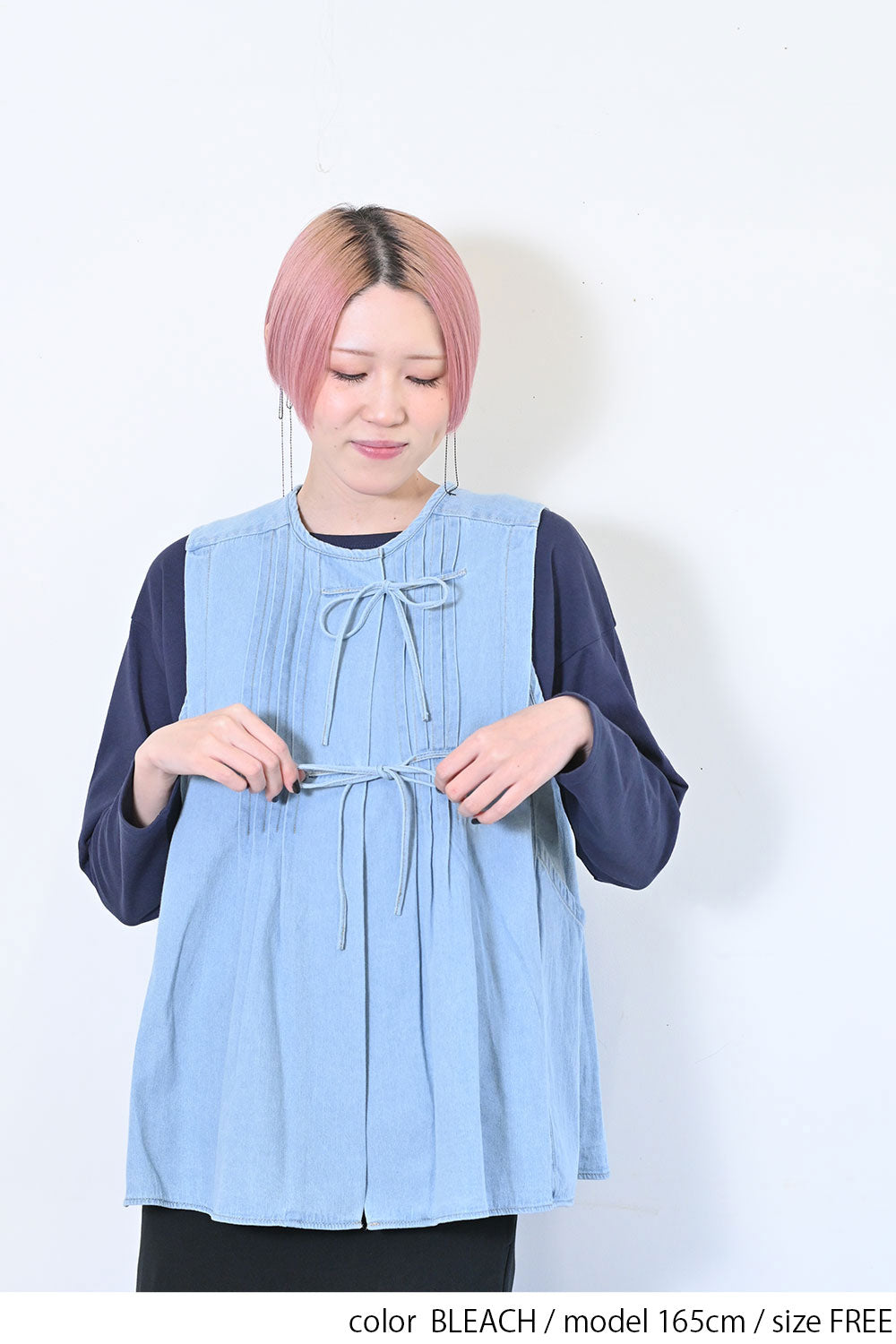 ≪SALE≫デニムリボンベスト – HEART MARKET