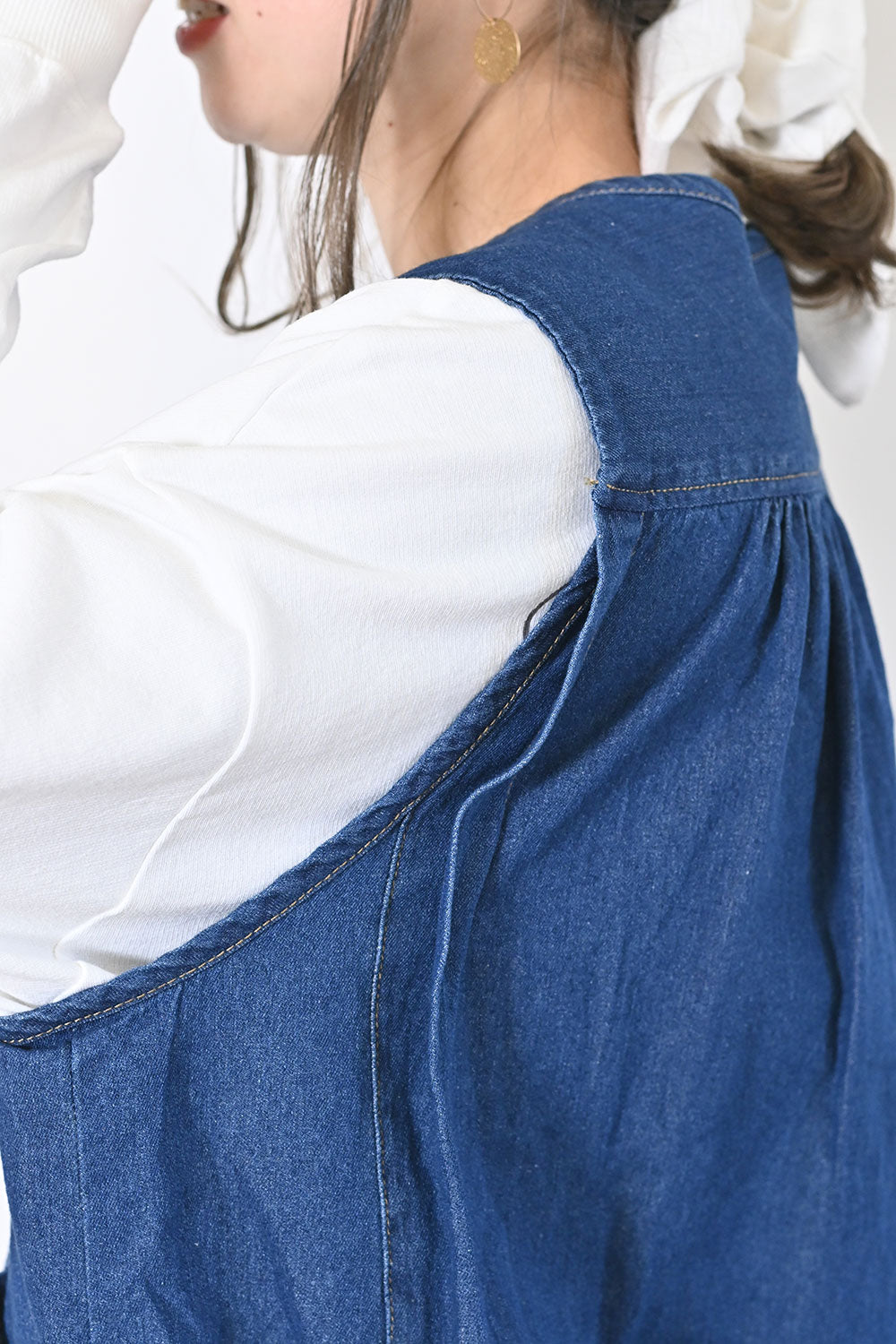 soduk スドーク リボンデニムベスト デニムリボンベスト / CRAFT STANDARD BOUTIQUE | ファッション