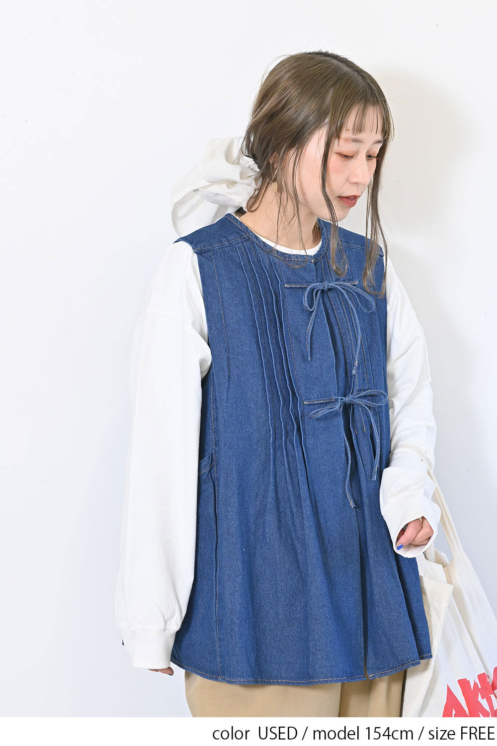≪SALE≫デニムリボンベスト – HEART MARKET