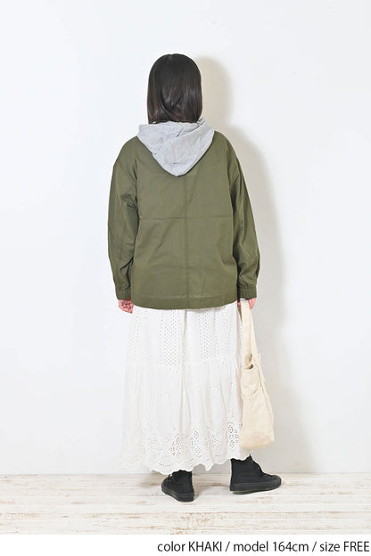 【refined works】ミリタリーシャツ