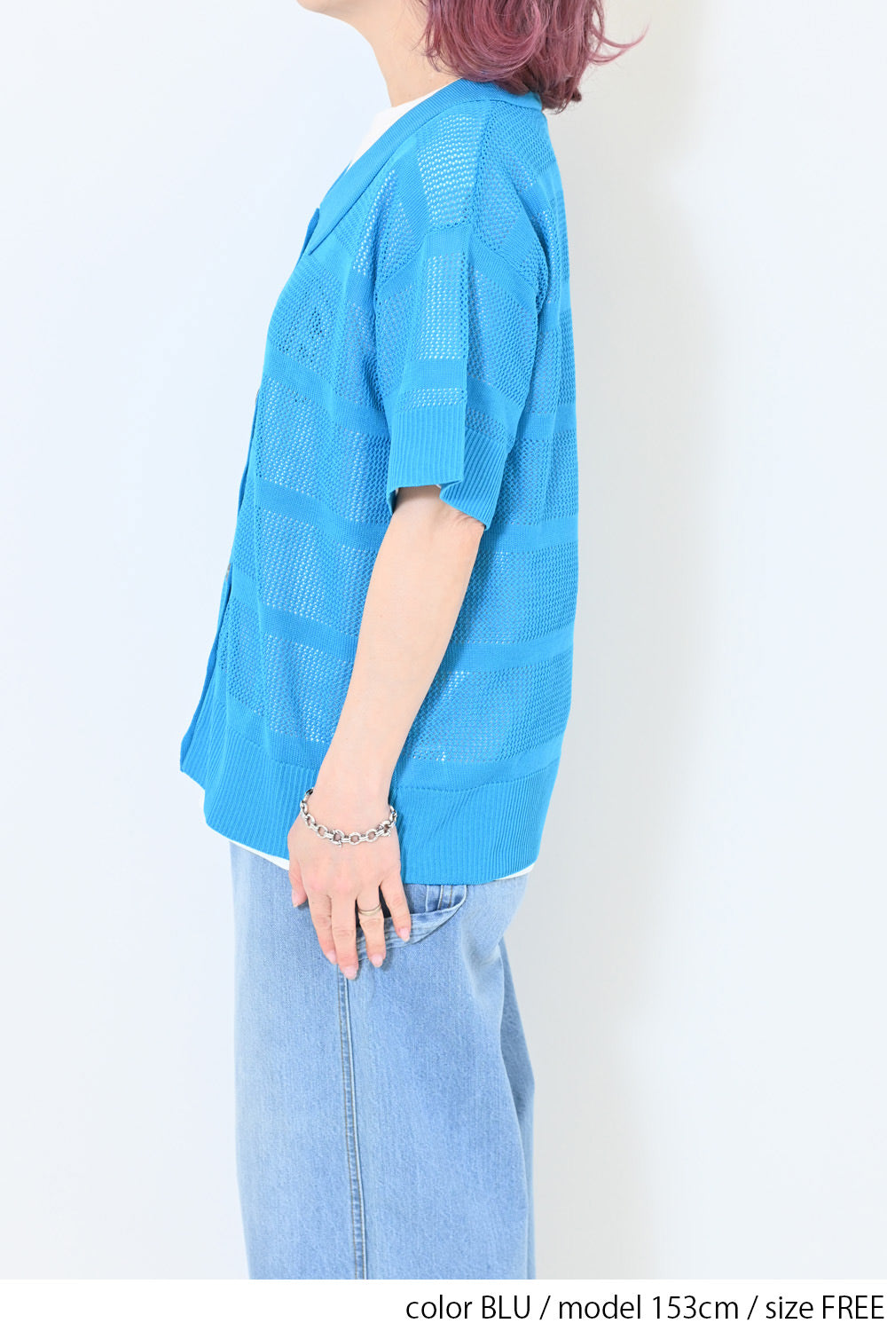 ≪SALE≫Mesh Knit Polo
