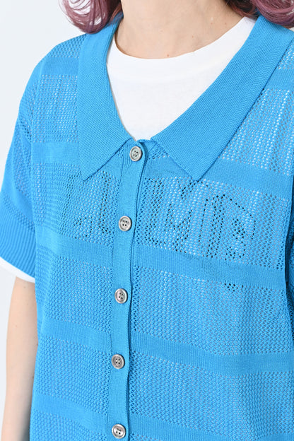 ≪SALE≫Mesh Knit Polo
