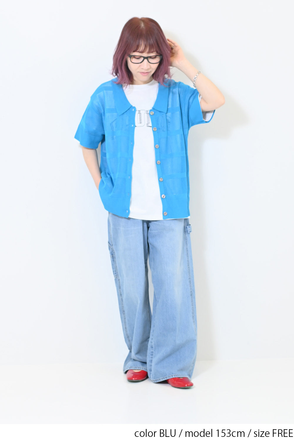 ≪SALE≫Mesh Knit Polo