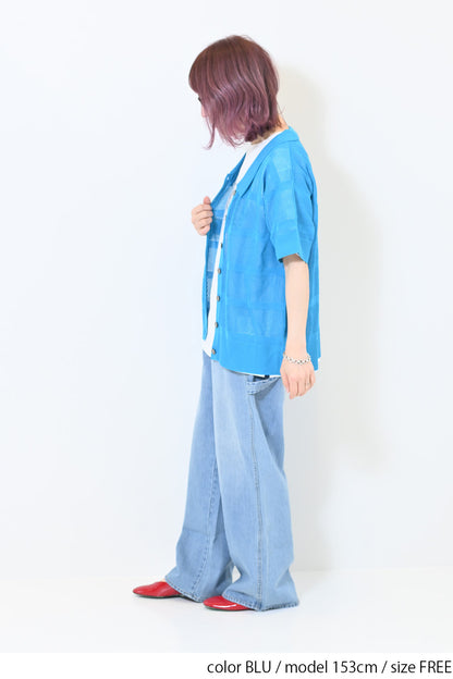 ≪SALE≫Mesh Knit Polo