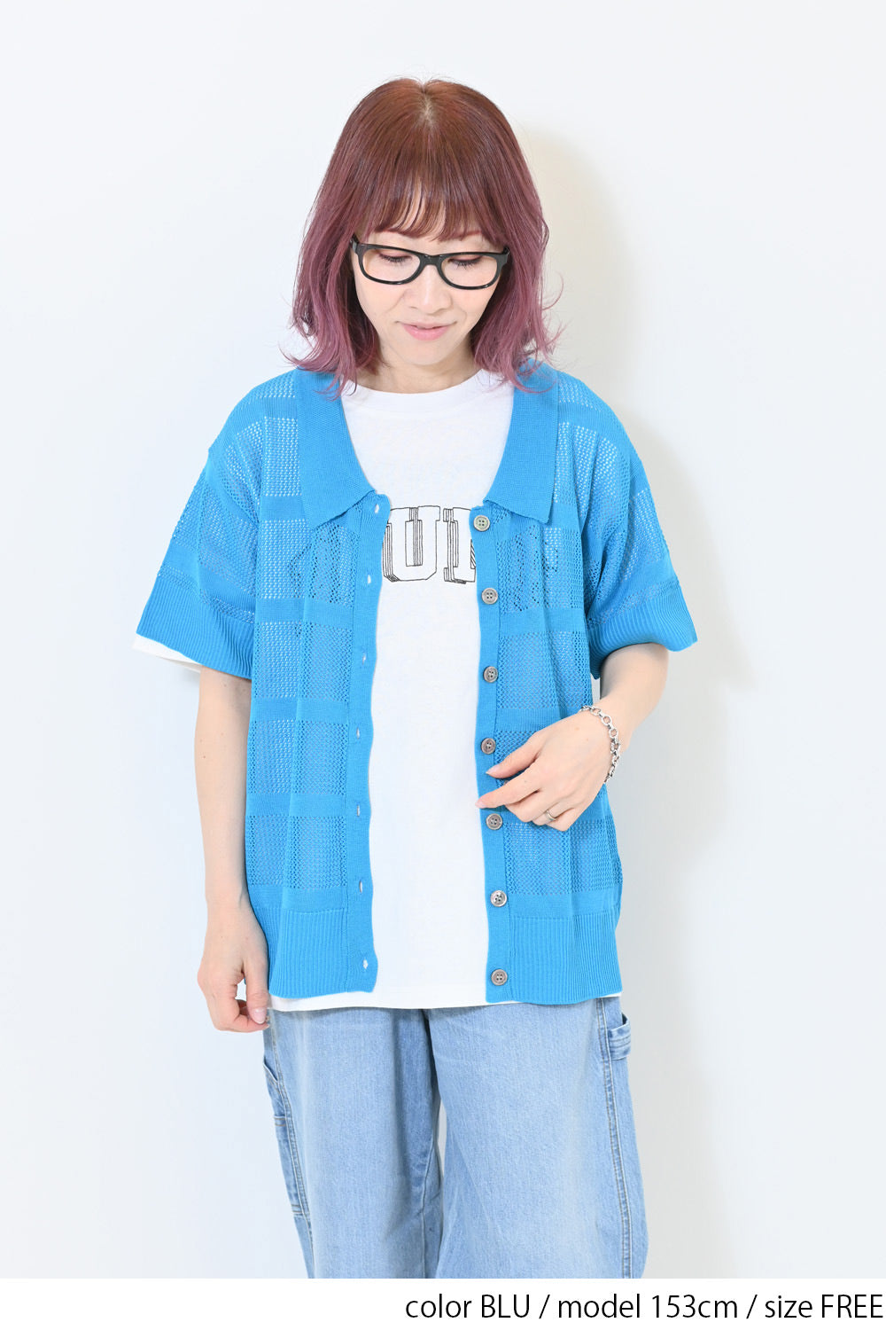 ≪SALE≫Mesh Knit Polo