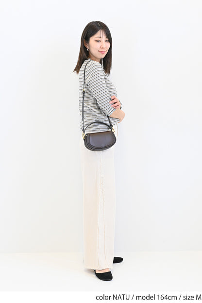 サイドフリンジデニムパンツ