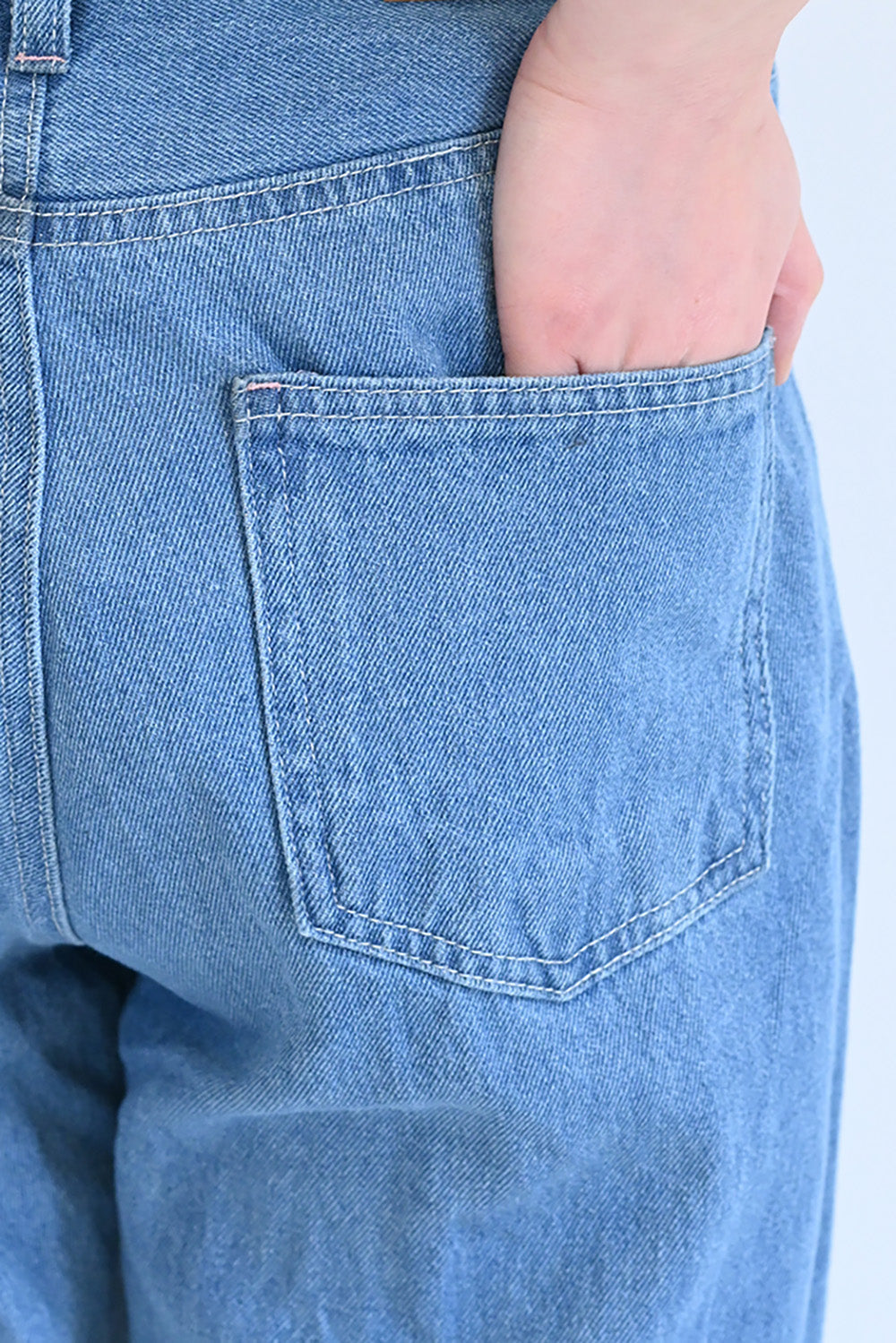 サイドフリンジデニムパンツ