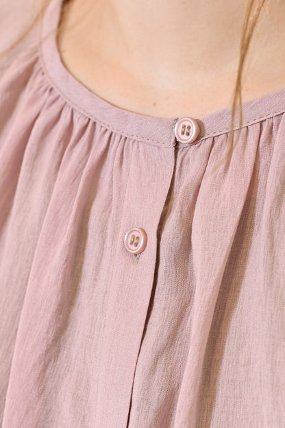 ≪SALE≫Vintage Voile Tuck Tunic