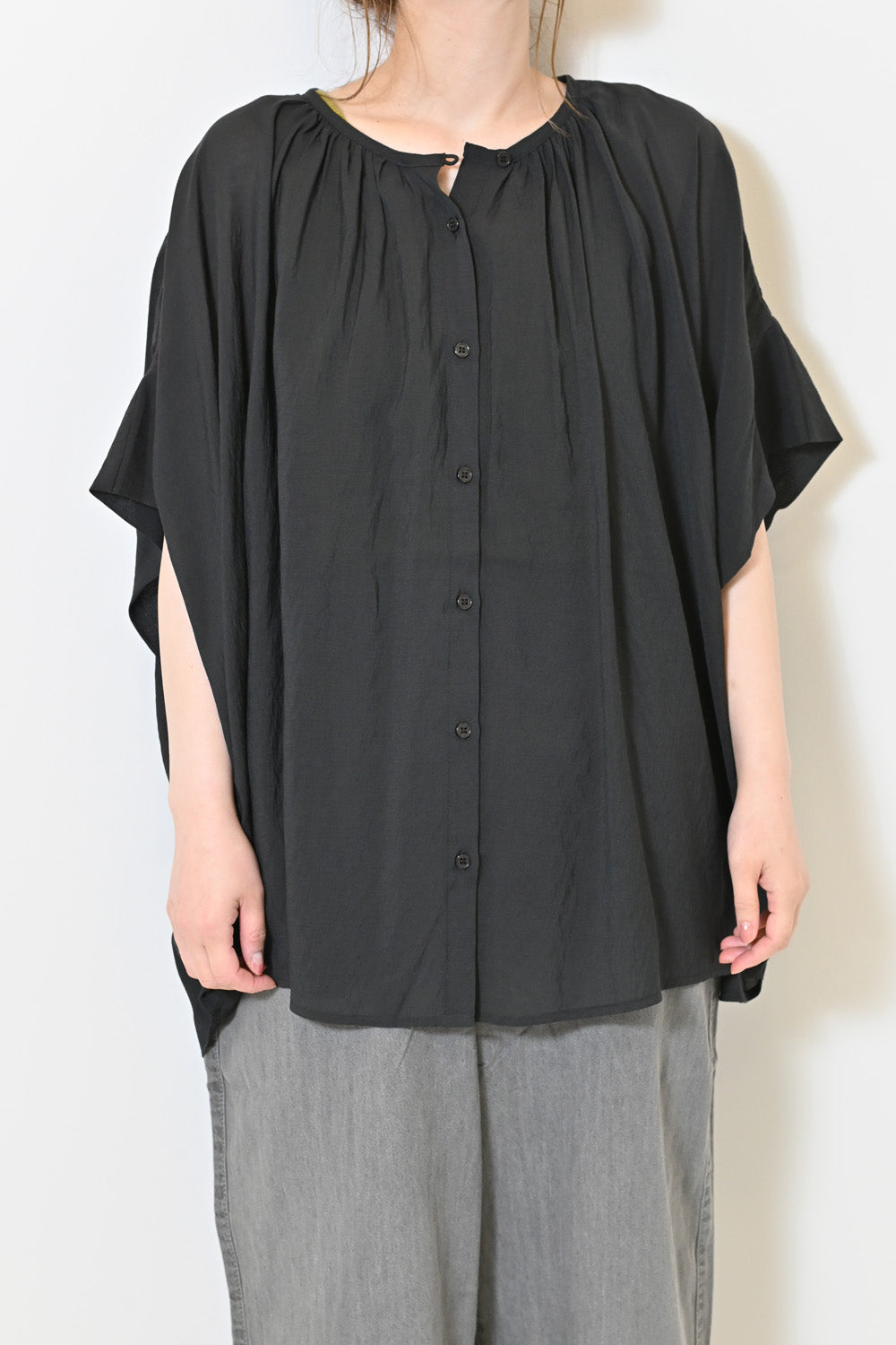 ≪SALE≫Vintage Voile Tuck Tunic