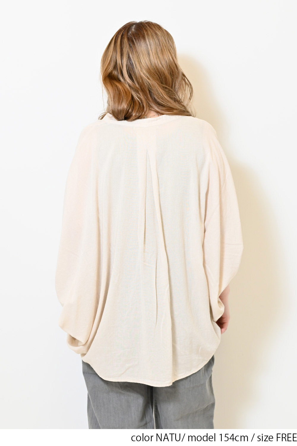≪SALE≫Linen Blend Banzai Blouse