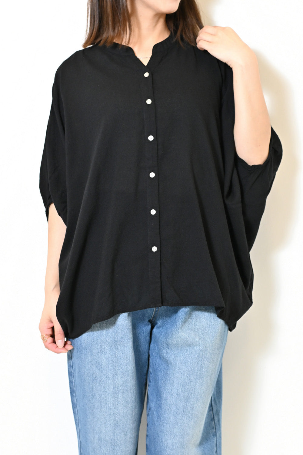 ≪SALE≫Linen Blend Banzai Blouse