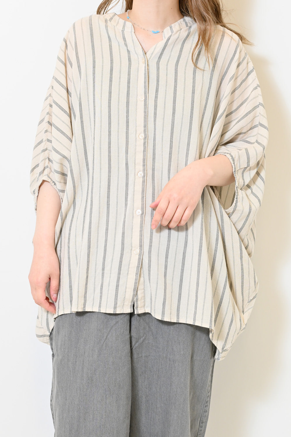 ≪SALE≫Linen Blend Banzai Blouse
