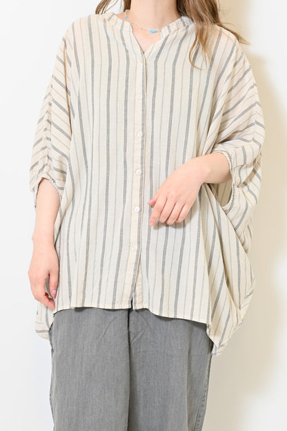 ≪SALE≫Linen Blend Banzai Blouse