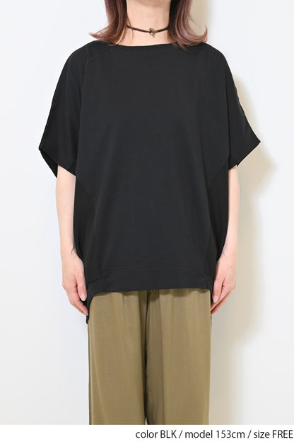 ≪OUTLET SALE≫布帛切替バックバルーンプルオーバー