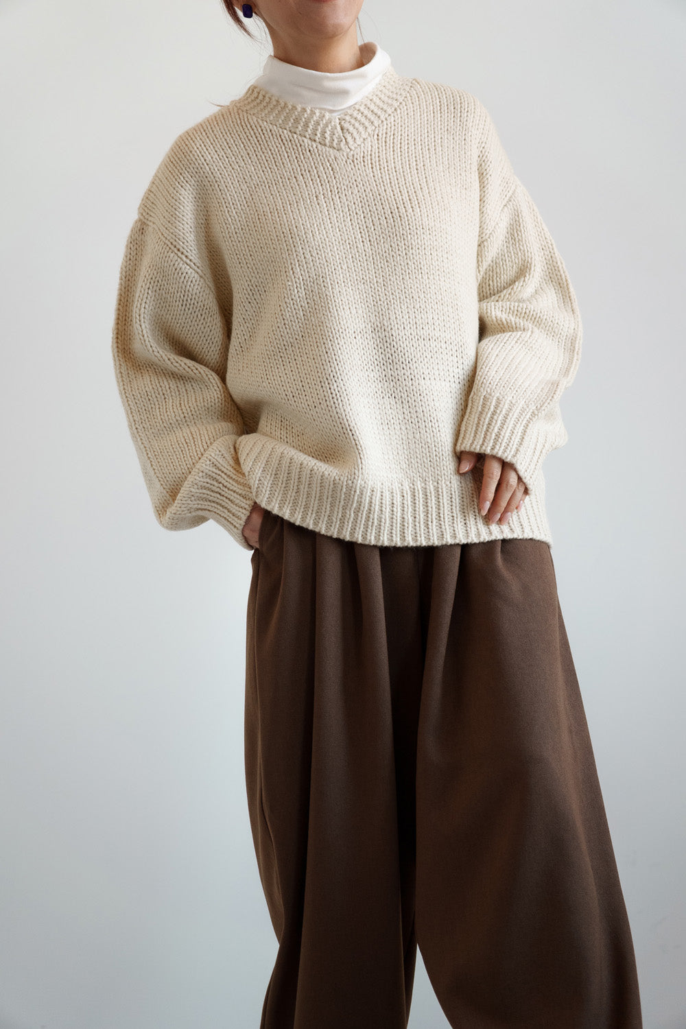 ≪SALE≫Roving Knit Pullover