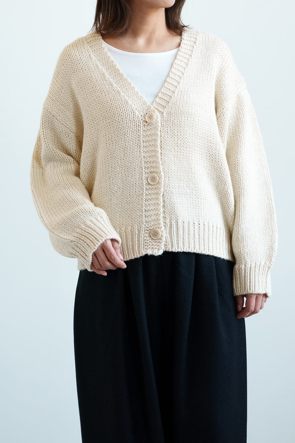 ≪SALE≫Roving Knit V-Neck Cardigan