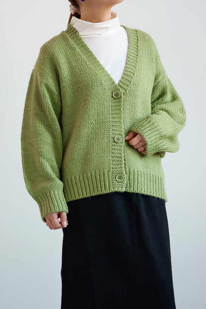 ≪SALE≫Roving Knit V-Neck Cardigan