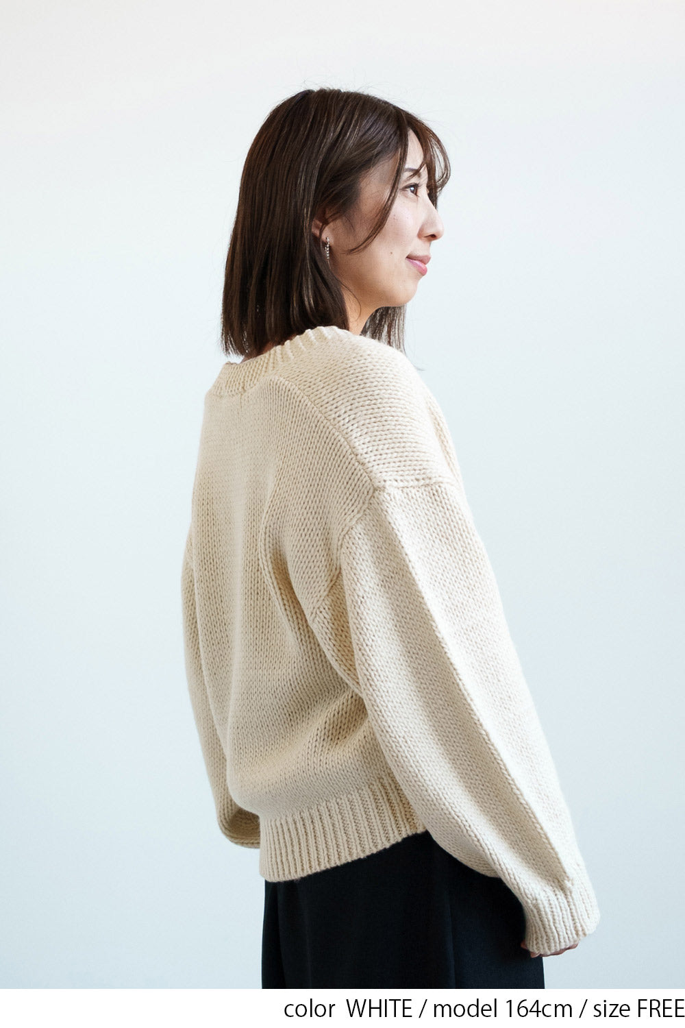 ≪SALE≫Roving Knit V-Neck Cardigan