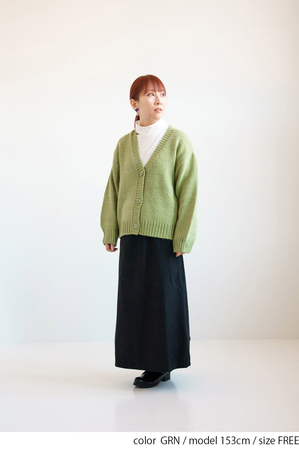 ≪SALE≫Roving Knit V-Neck Cardigan