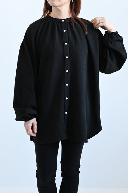 ≪SALE≫Warm Back Shirring Tunic