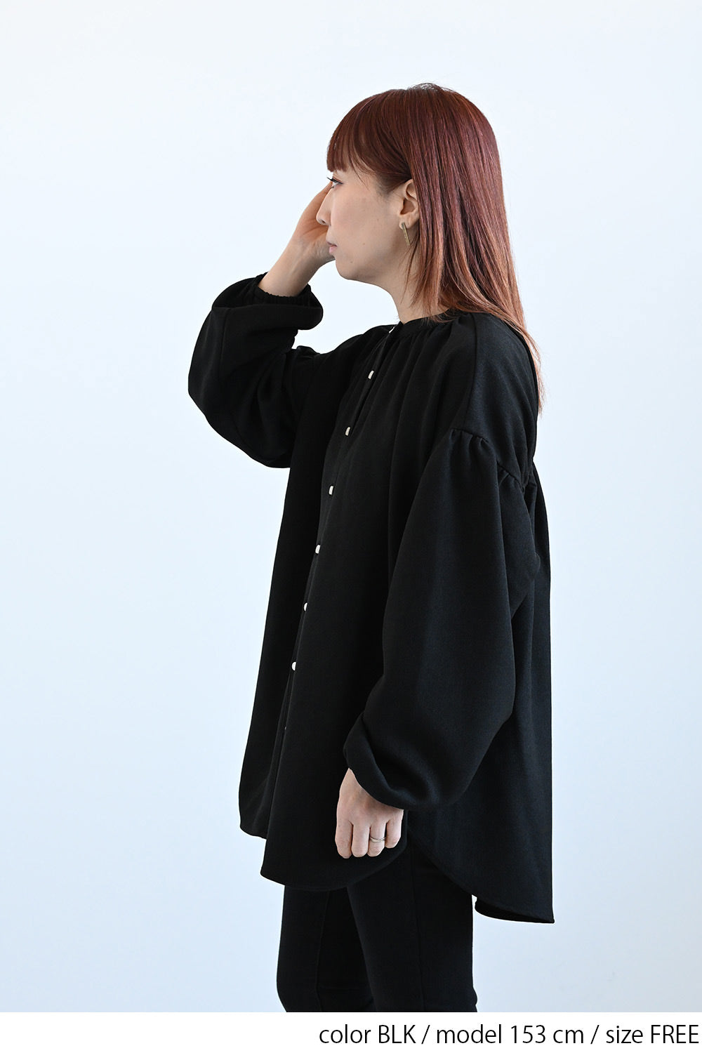 ≪SALE≫Warm Back Shirring Tunic