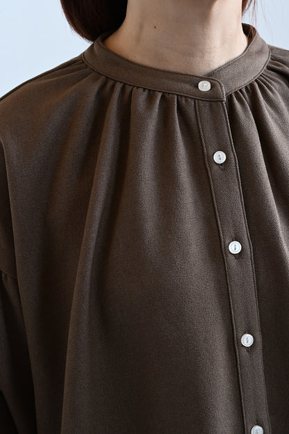 ≪SALE≫Warm Back Shirring Tunic