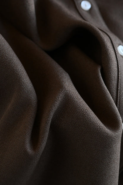 ≪SALE≫Warm Back Shirring Tunic