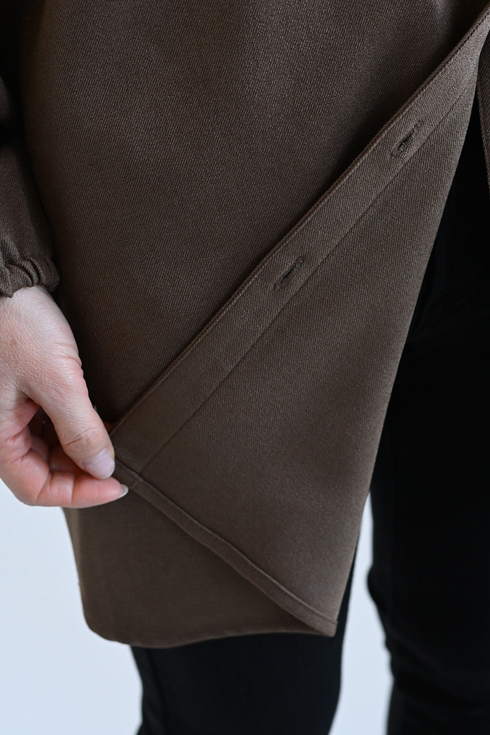 ≪SALE≫Warm Back Shirring Tunic