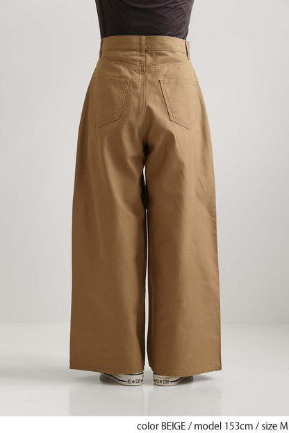 ≪SALE≫Wide Tuck Baggy Pants