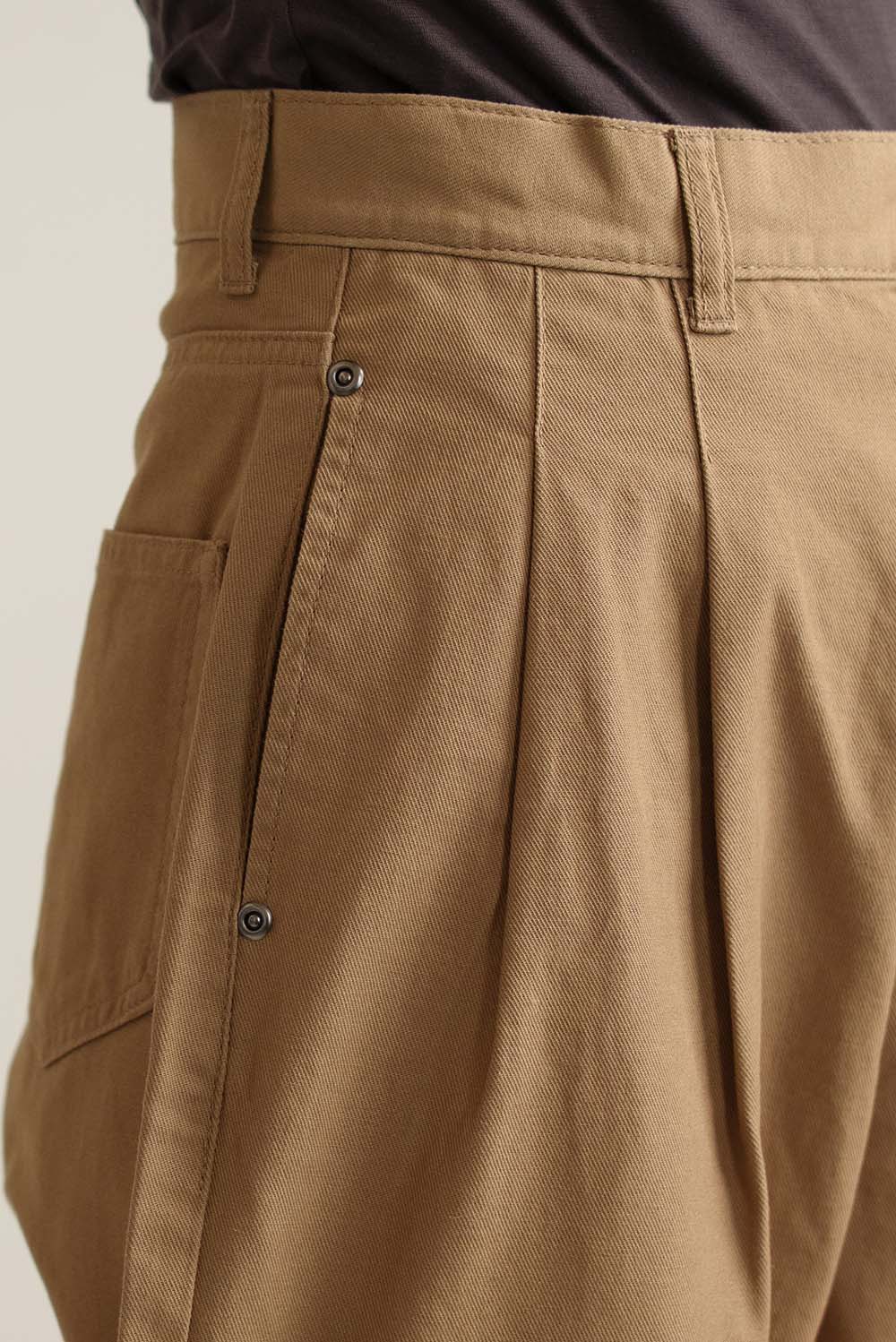 ≪SALE≫Wide Tuck Baggy Pants
