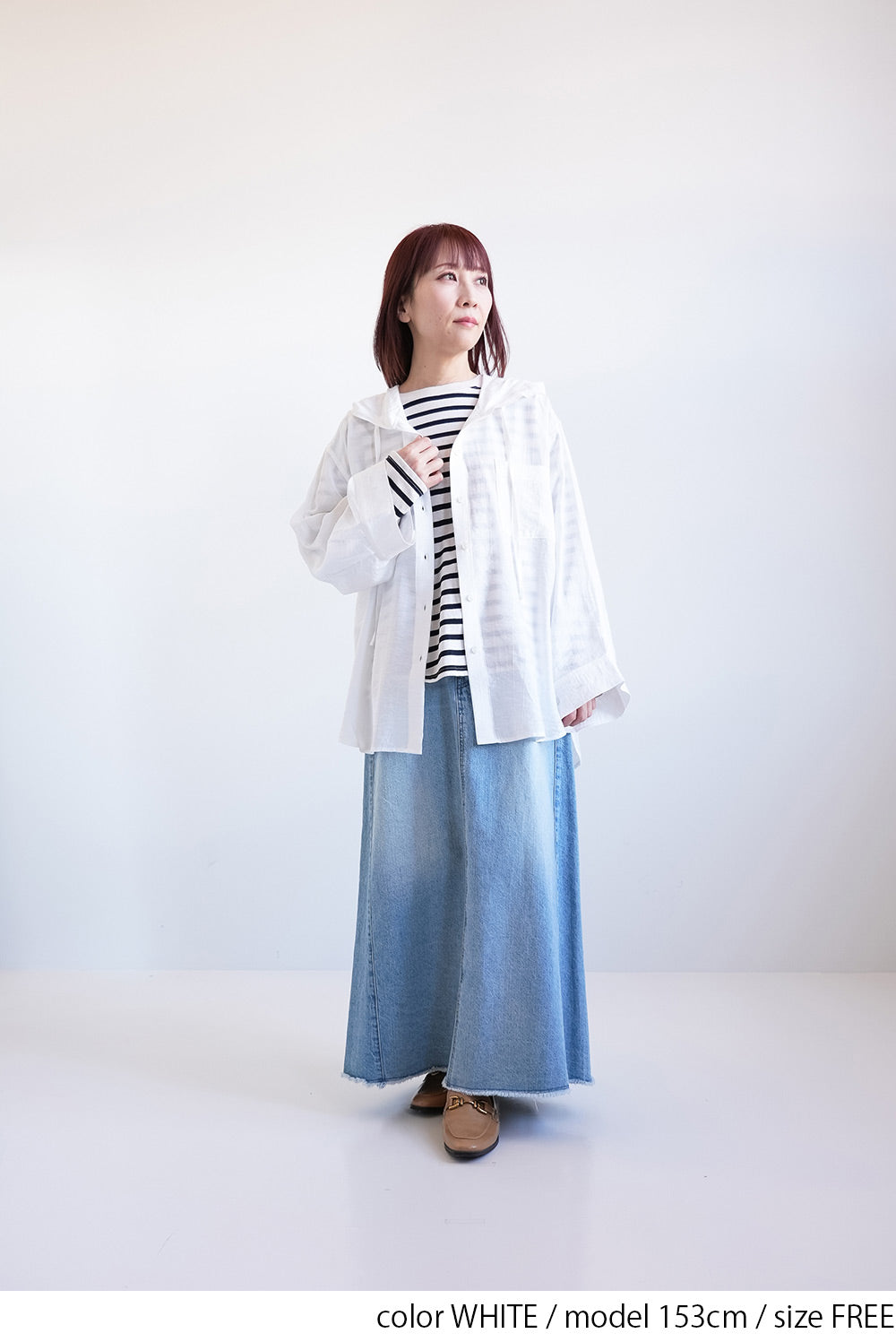 drug store’s　フード付きシャツチュニック フード付きシャツチュニック – HEART MARKET