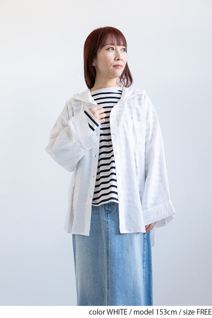 フードシャツチュニック