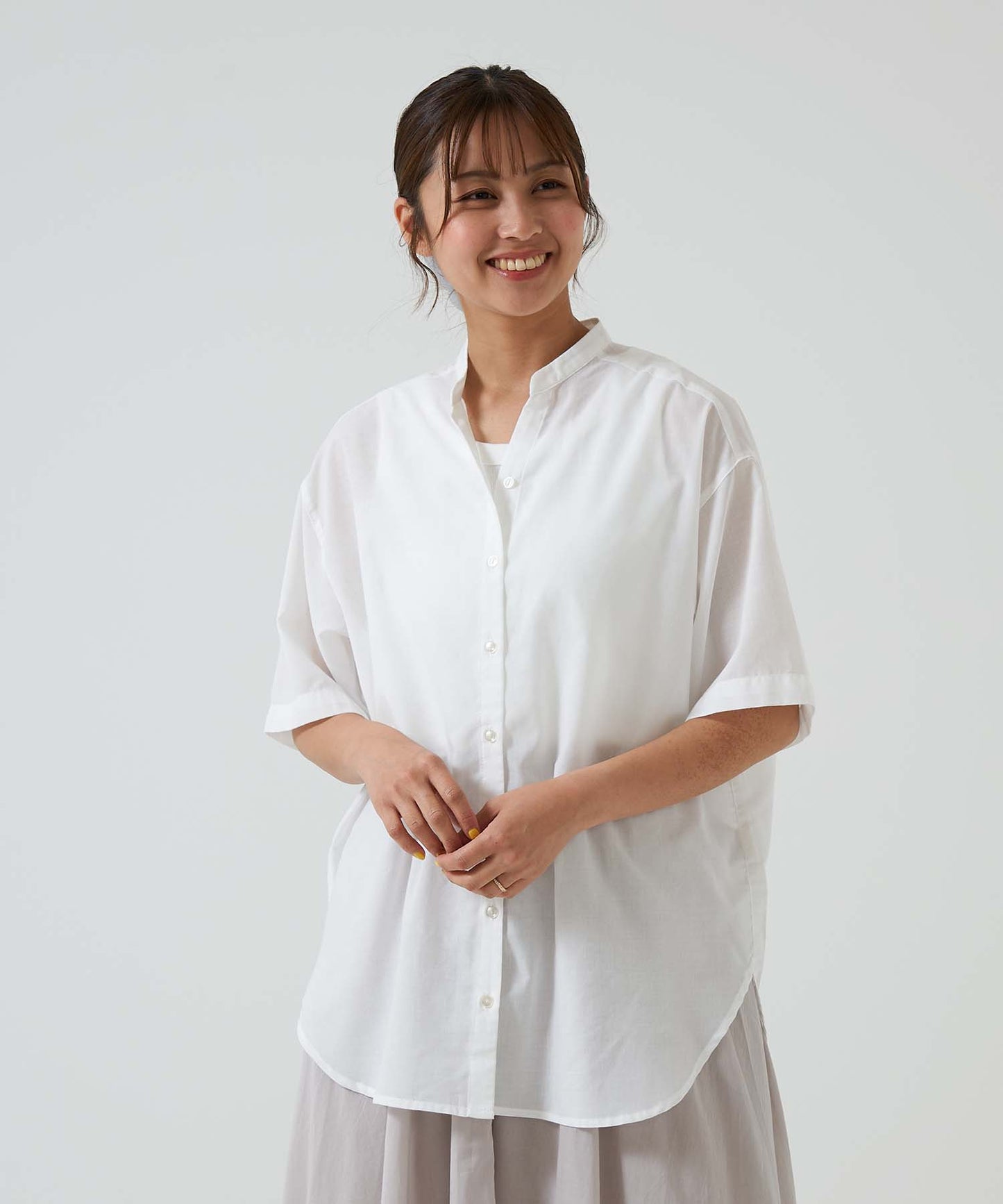 《Scheduled for April 29 Arrival》Back Design Front-Open Skipper Tunic