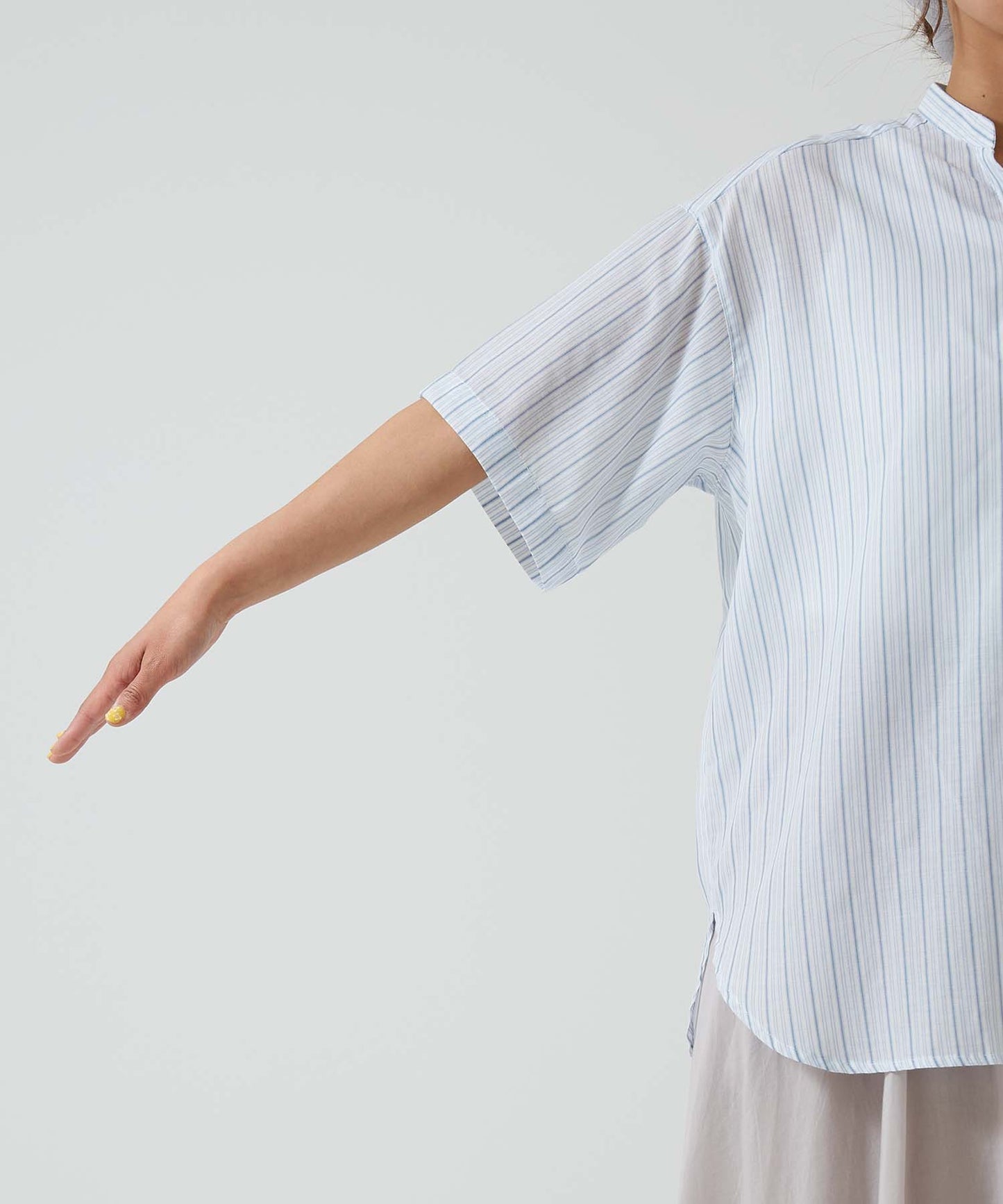 《Scheduled for April 29 Arrival》Back Design Front-Open Skipper Tunic