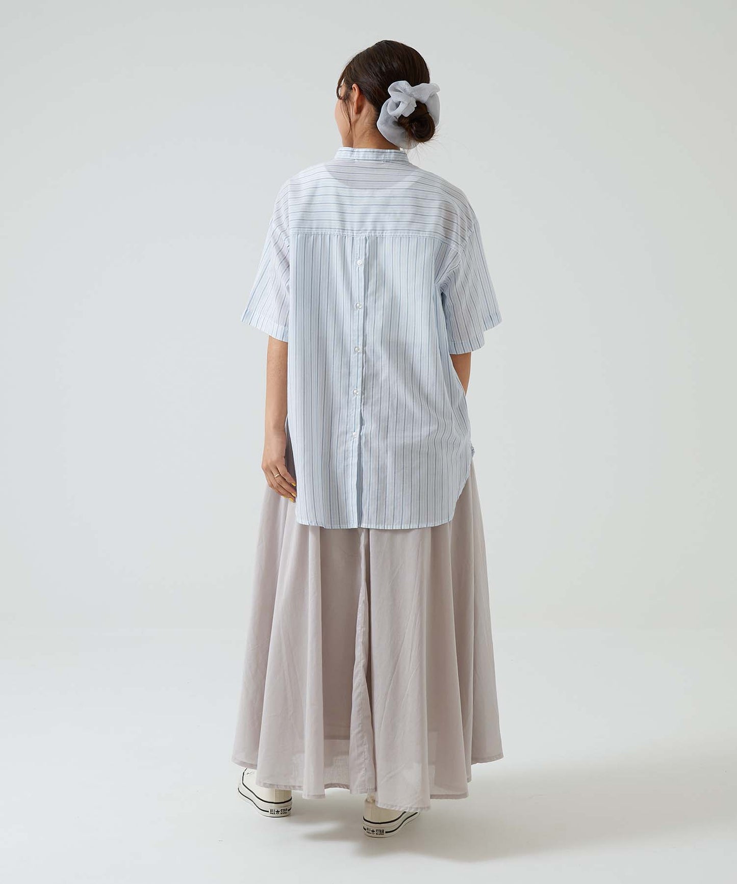 《Scheduled for April 29 Arrival》Back Design Front-Open Skipper Tunic