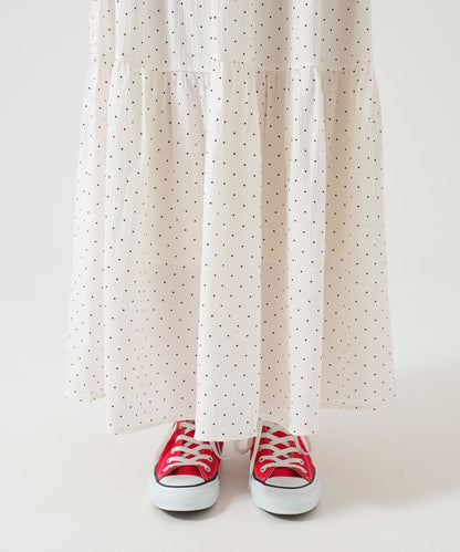《5月28日入荷》ドットティアードスカート