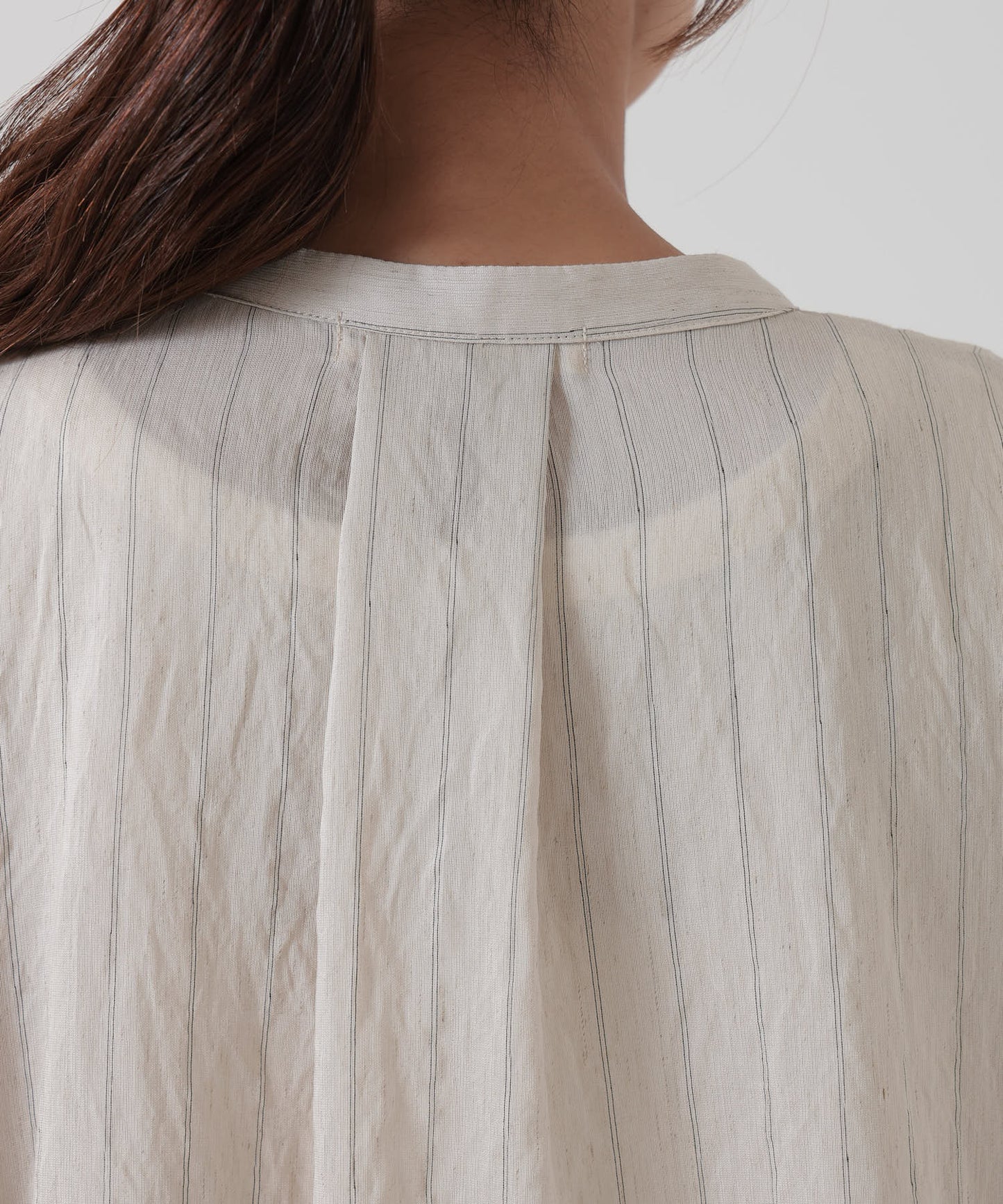 Sheer Stripe Poncho Blouse