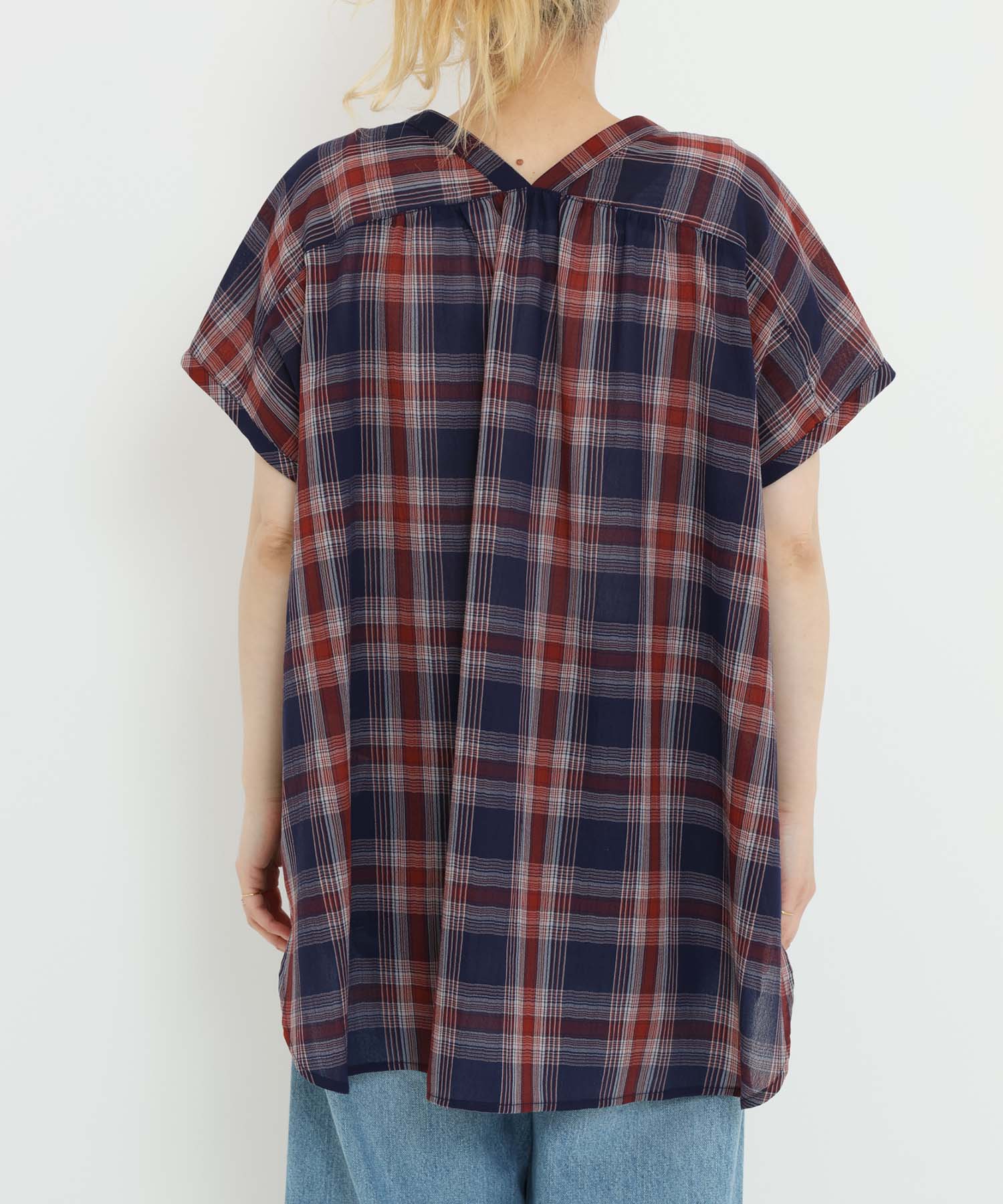 チェックレッド / 154cm / FREE