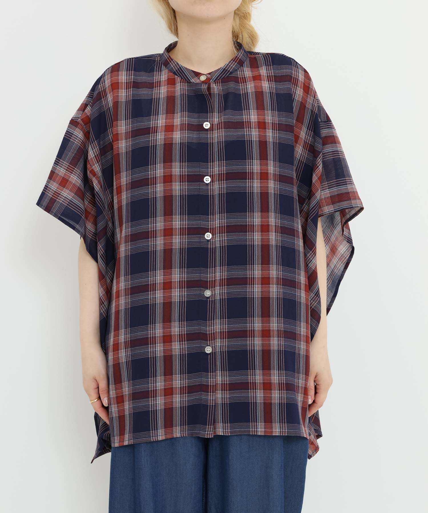チェックレッド / 154cm / FREE
