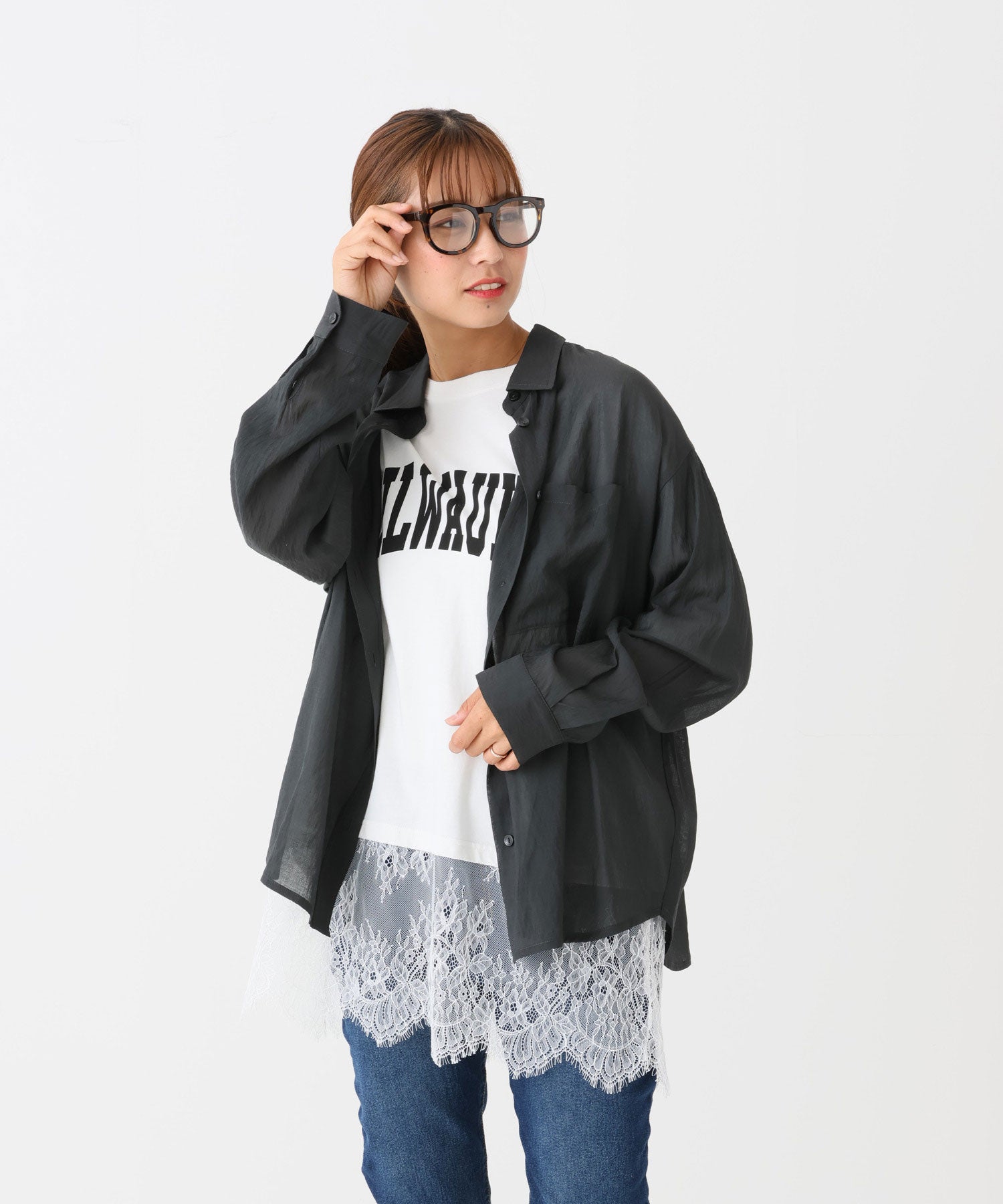 ブラック / 162cm / FREE