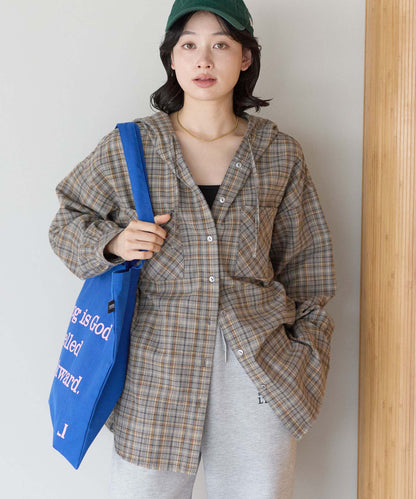 チェックグレー / 157cm / FREE