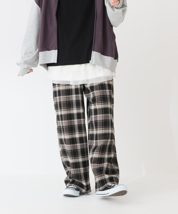 チェックベージュ / 154cm / M