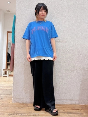 【接触冷感】ベイカーワイドパンツ