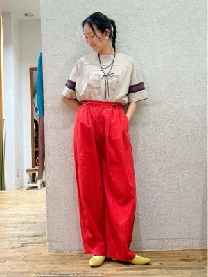 ≪SALE≫[Summer Lookbook Featured Item] Numbering Embroidered Big Tee